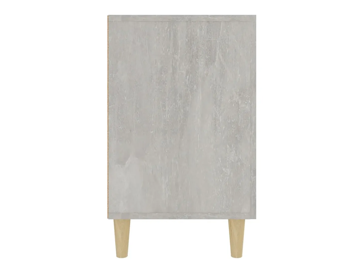 Aparador de madera de ingeniería gris hormigón 100x36x60 cm ES87833