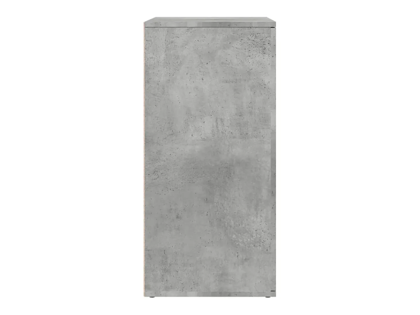 Aparador de madera de ingeniería gris hormigón 79x38x80 cm
