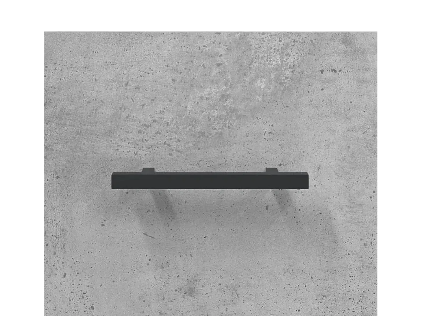 Aparador de madera de ingeniería gris hormigón 69,5x34x90 cm