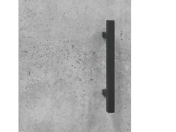 Aparador de madera de ingeniería gris hormigón 69,5x34x90 cm