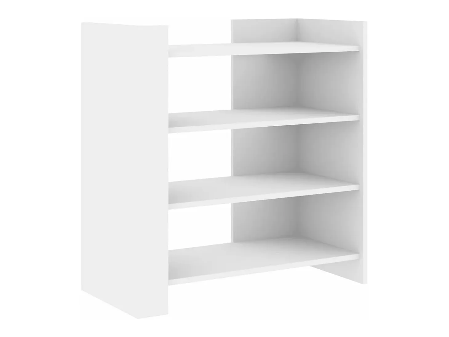 Aparador de madera de ingeniería blanco 73,5x35x75 cm