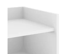 Aparador de madera de ingeniería blanco 73,5x35x75 cm