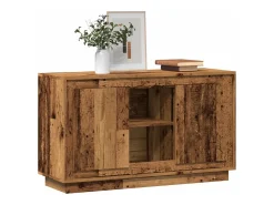 Aparador de madera de ingeniería envejecida 102x35x60 cm