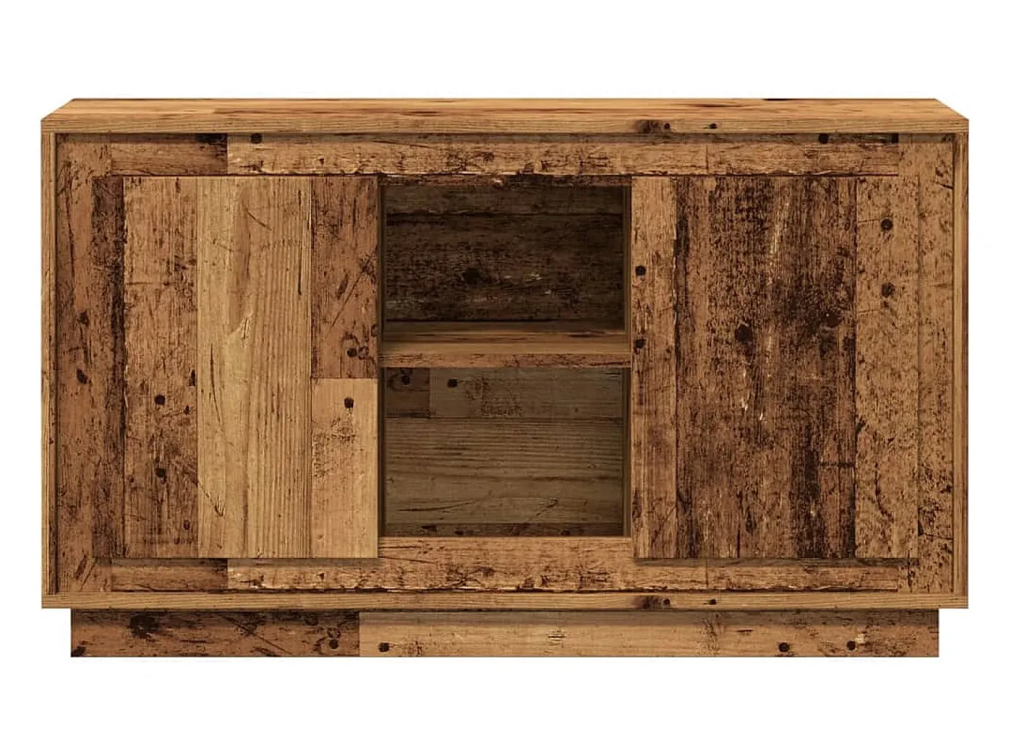 Aparador de madera de ingeniería envejecida 102x35x60 cm