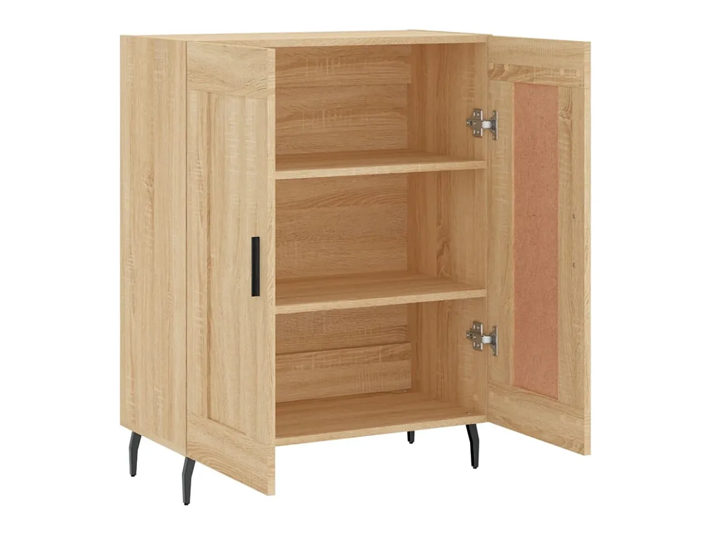 Aparador de madera de ingeniería roble Sonoma 69,5x34x90 cm