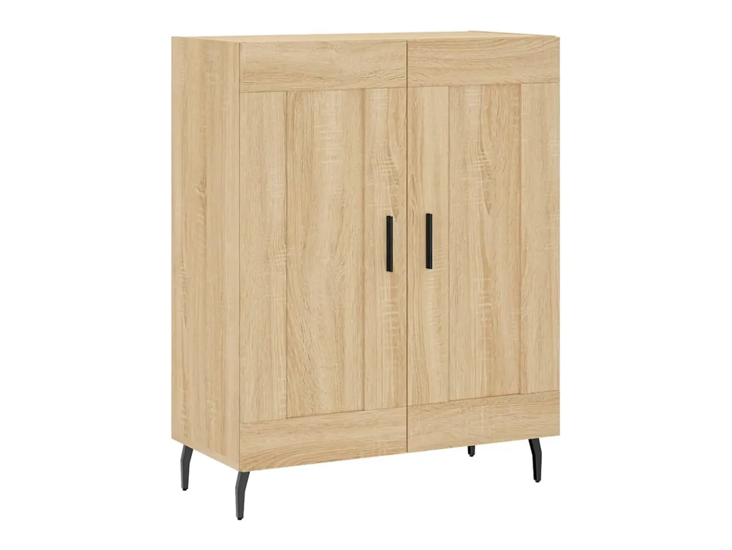 Aparador de madera de ingeniería roble Sonoma 69,5x34x90 cm