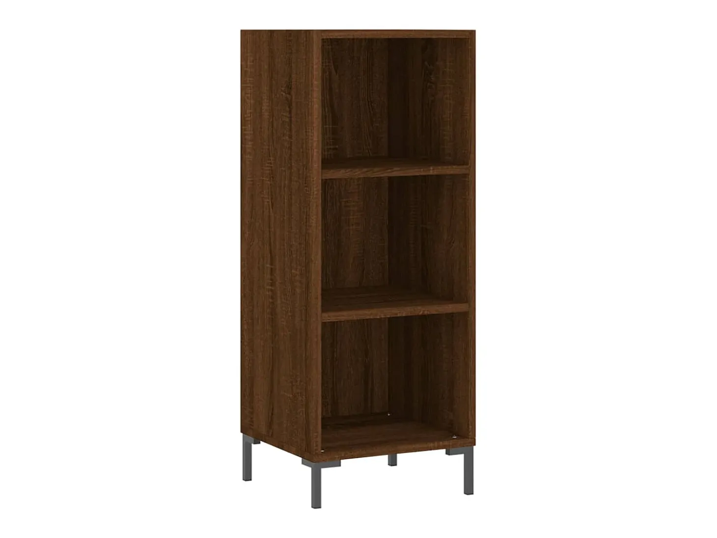 Aparador de madera de ingeniería marrón roble 34,5x32,5x90 cm