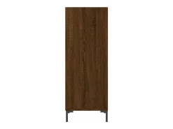 Aparador de madera de ingeniería marrón roble 34,5x32,5x90 cm