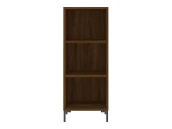Aparador de madera de ingeniería marrón roble 34,5x32,5x90 cm