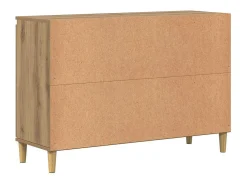 Aparador de madera de ingeniería roble artisan 102x35x70 cm