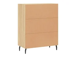 Aparador de madera de ingeniería roble Sonoma 69,5x34x90 cm