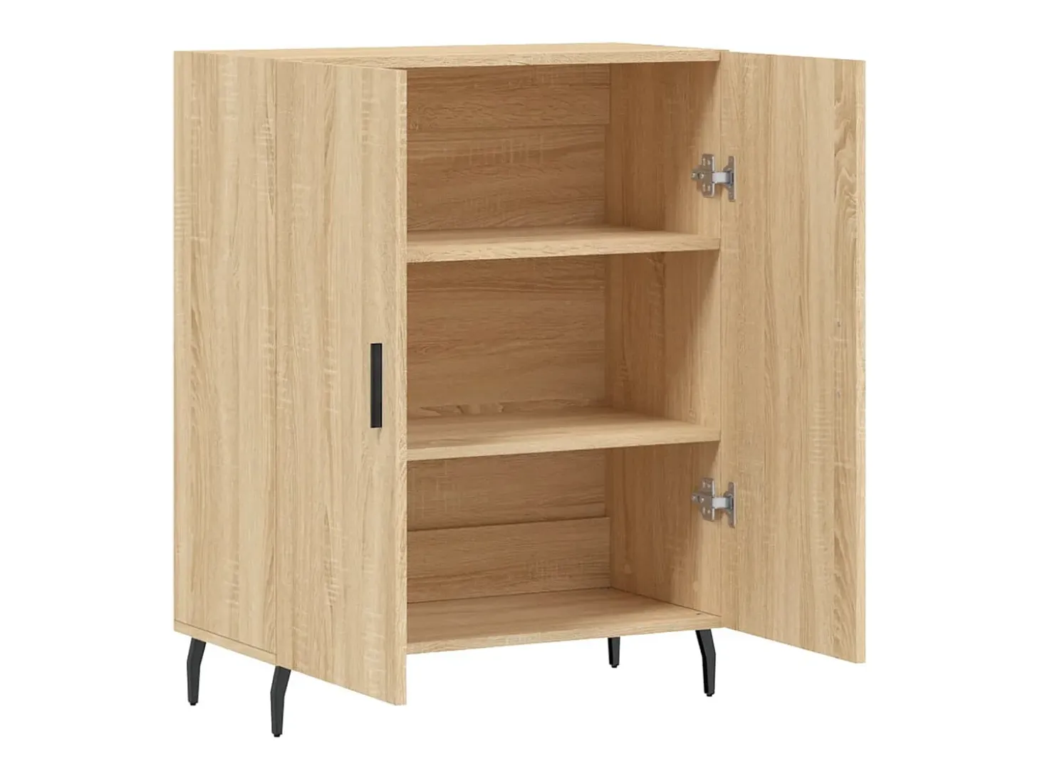 Aparador de madera de ingeniería roble Sonoma 69,5x34x90 cm