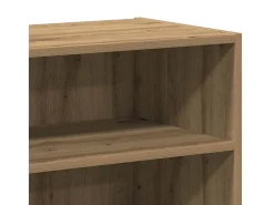 Aparador de madera de ingeniería roble artisan 103,5x35x70 cm