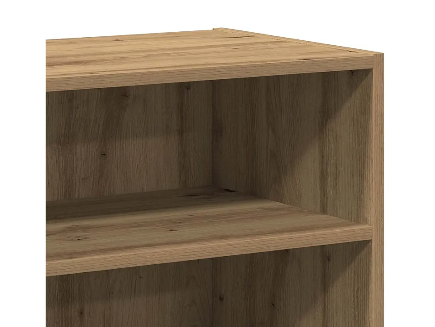 Aparador de madera de ingeniería roble artisan 103,5x35x70 cm