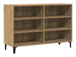 Aparador de madera de ingeniería roble artisan 103,5x35x70 cm