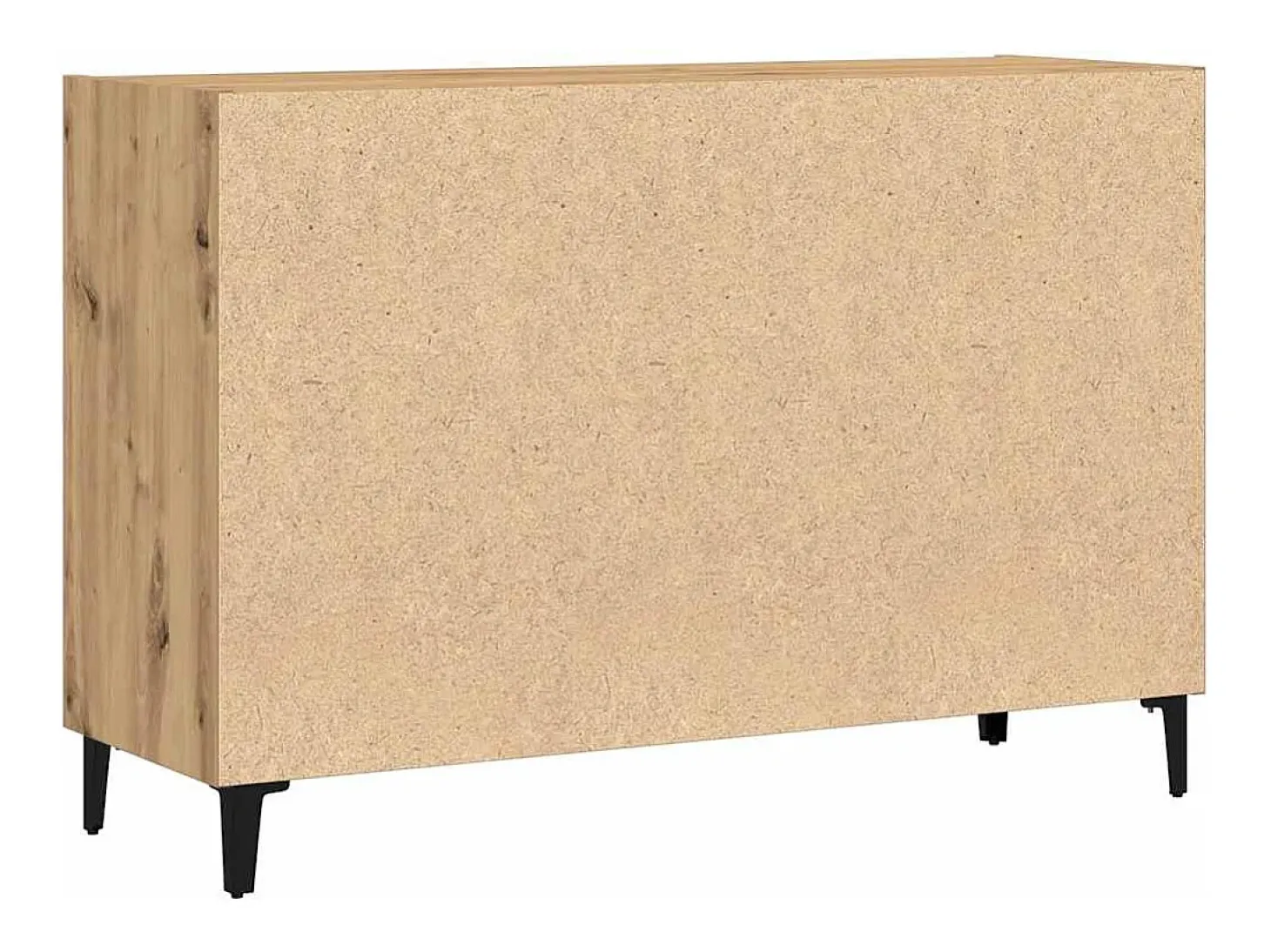 Aparador de madera de ingeniería roble artisan 103,5x35x70 cm