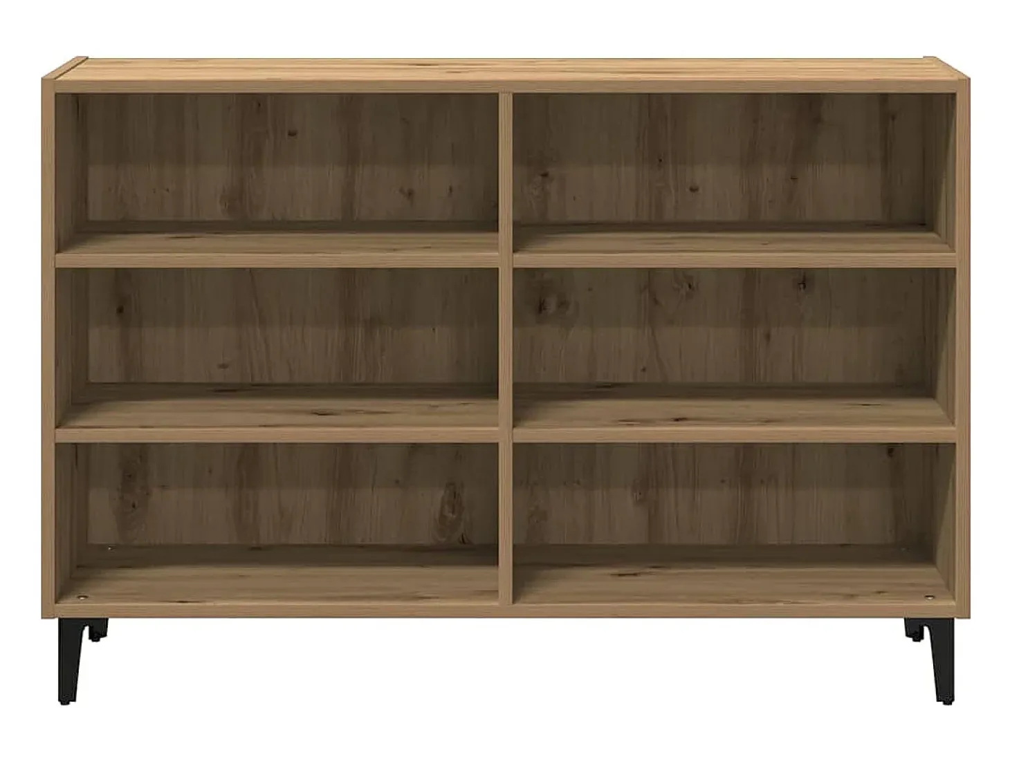Aparador de madera de ingeniería roble artisan 103,5x35x70 cm