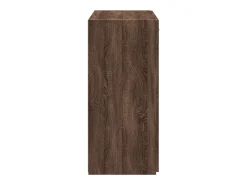Aparador de madera de ingeniería marrón roble 80x42,5x93 cm