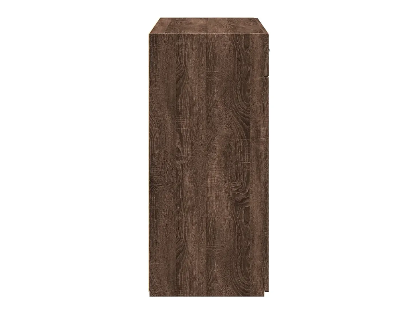 Aparador de madera de ingeniería marrón roble 80x42,5x93 cm