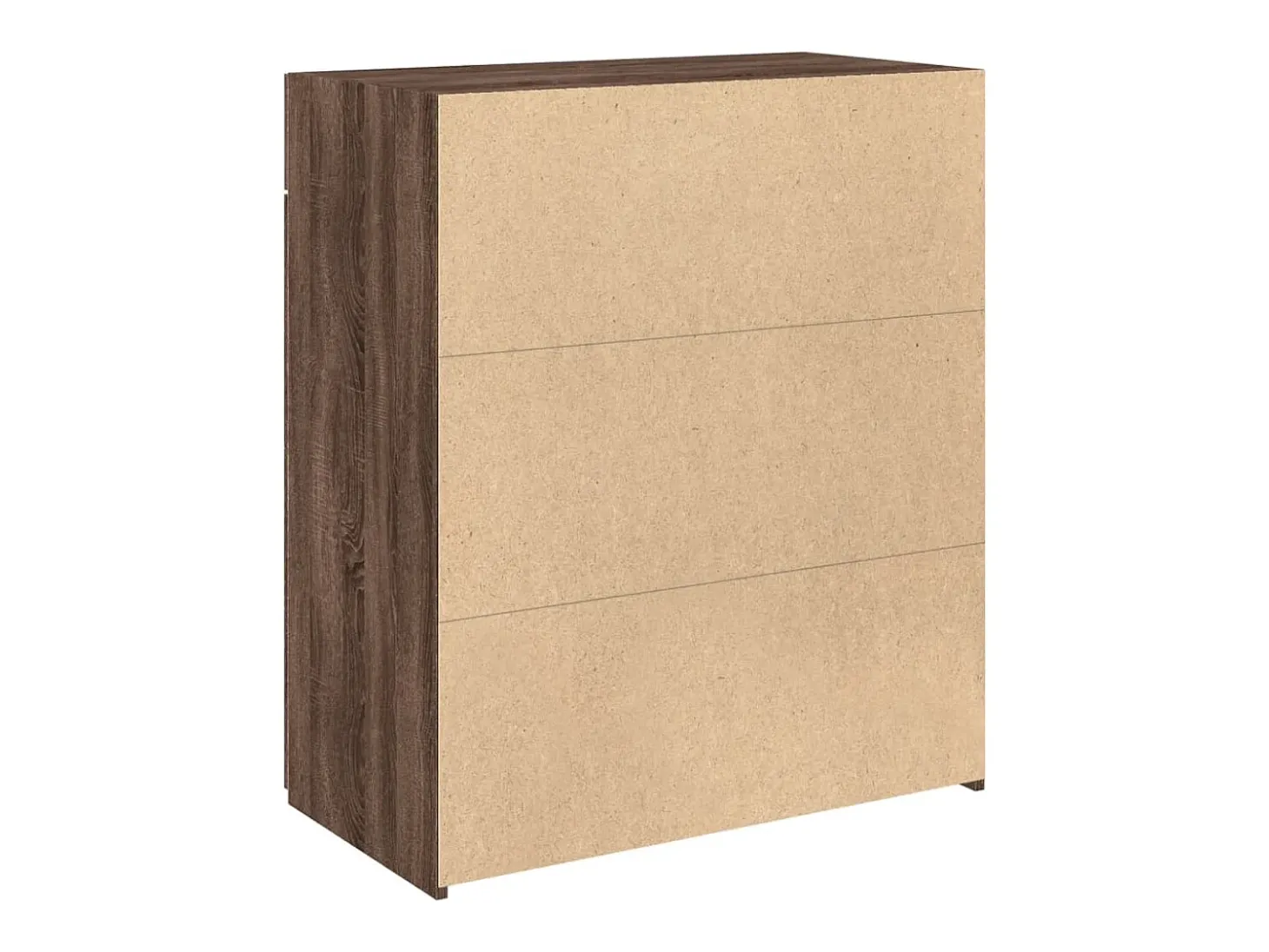 Aparador de madera de ingeniería marrón roble 80x42,5x93 cm