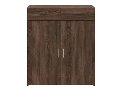 Aparador de madera de ingeniería marrón roble 80x42,5x93 cm