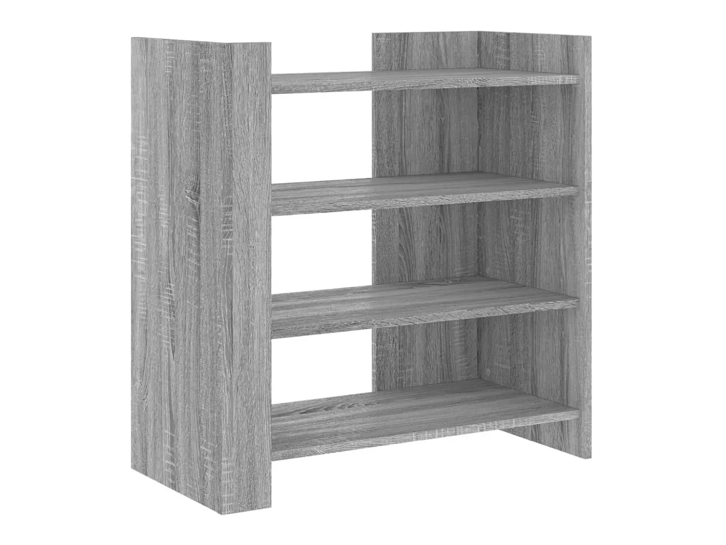 Aparador de madera de ingeniería gris Sonoma 73,5x35x75 cm