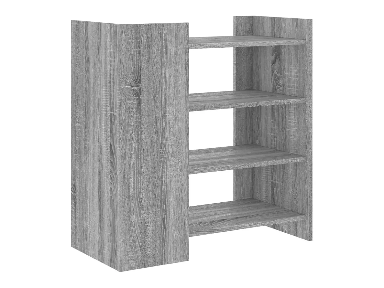 Aparador de madera de ingeniería gris Sonoma 73,5x35x75 cm