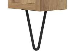 Aparador de madera de ingeniería roble artisan 101,5x35x70 cm