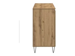 Aparador de madera de ingeniería roble artisan 101,5x35x70 cm