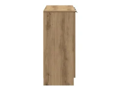 Aparador de madera de ingeniería roble artisan 90,5x30x70 cm