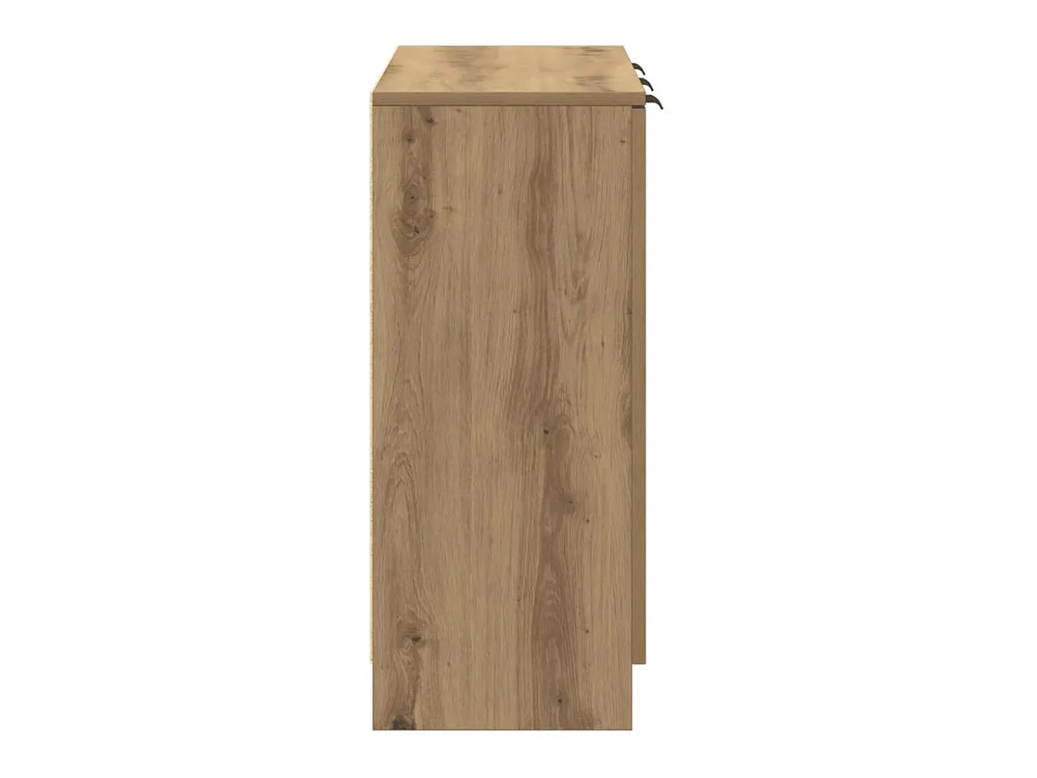 Aparador de madera de ingeniería roble artisan 90,5x30x70 cm