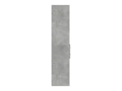 Aparador de madera de ingeniería gris hormigón 30x42,5x185 cm