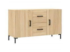 Aparador de madera de ingeniería roble Sonoma 100x36x60 cm ES97344