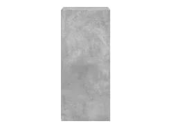 Aparador de madera de ingeniería gris hormigón 45x41x93 cm
