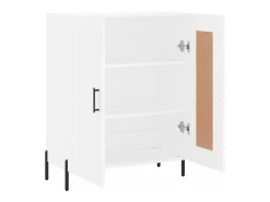 Aparador de madera de ingeniería blanco 69,5x34x90 cm