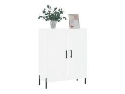 Aparador de madera de ingeniería blanco 69,5x34x90 cm