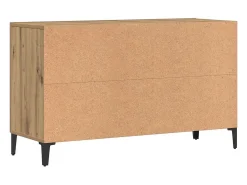 Aparador de madera de ingeniería roble artisan 100x36x60 cm