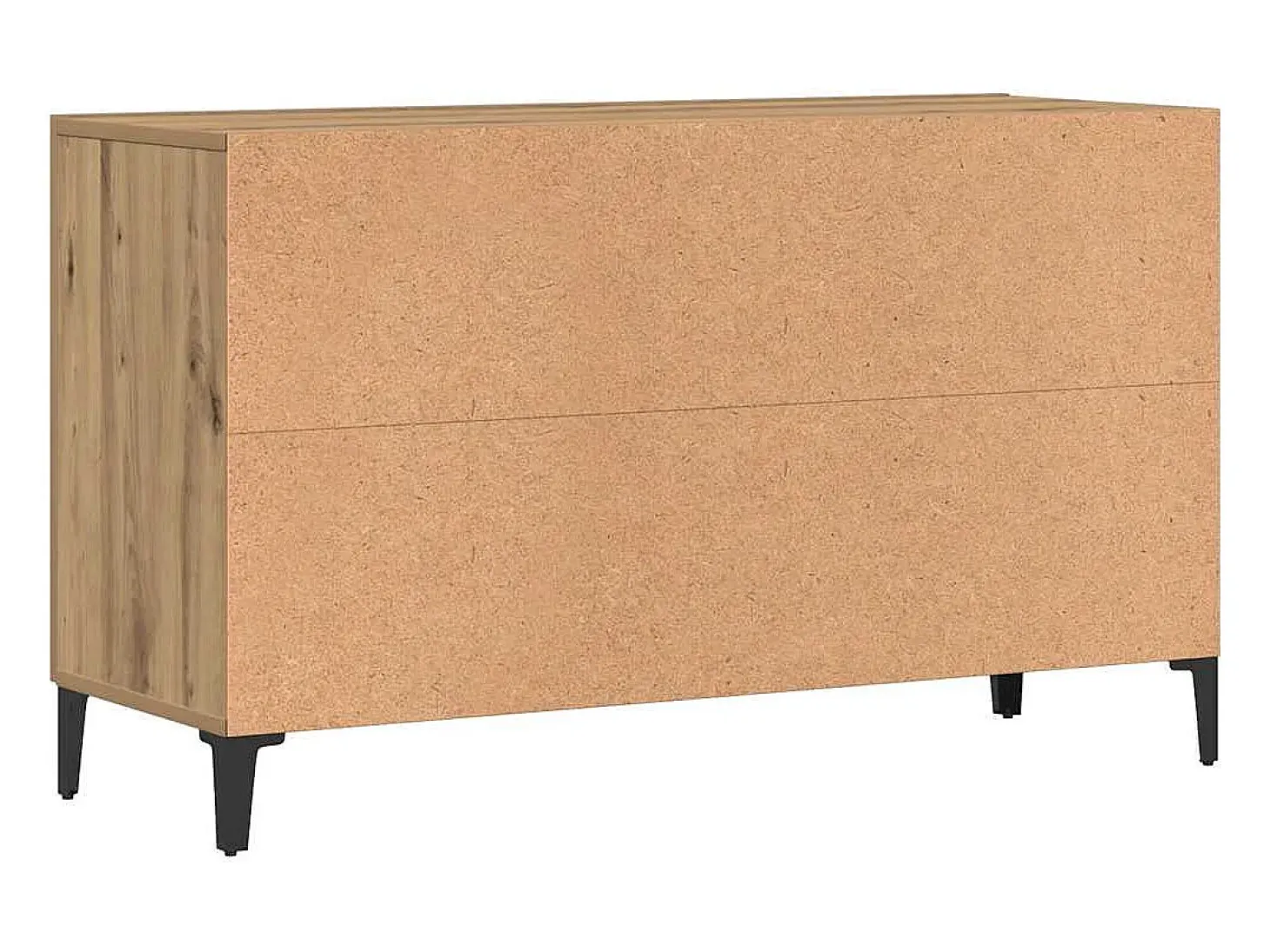 Aparador de madera de ingeniería roble artisan 100x36x60 cm