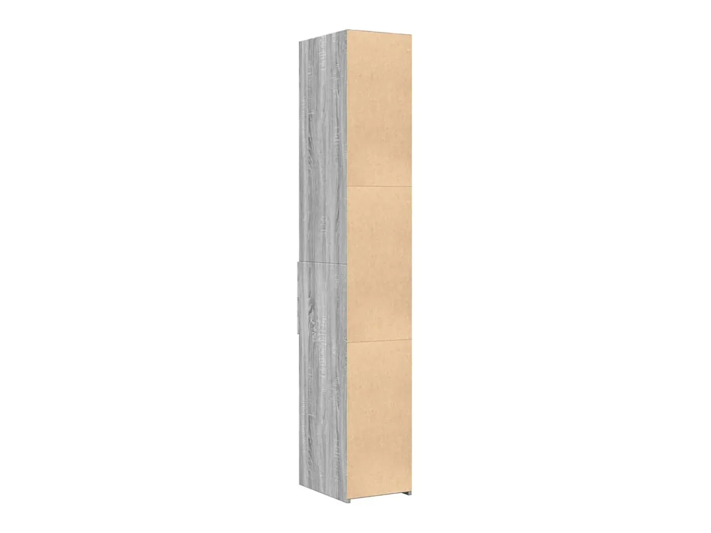 Aparador de madera de ingeniería gris Sonoma 30x42,5x185 cm