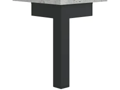Aparador de madera de ingeniería gris hormigón 69,5x34x90 cm