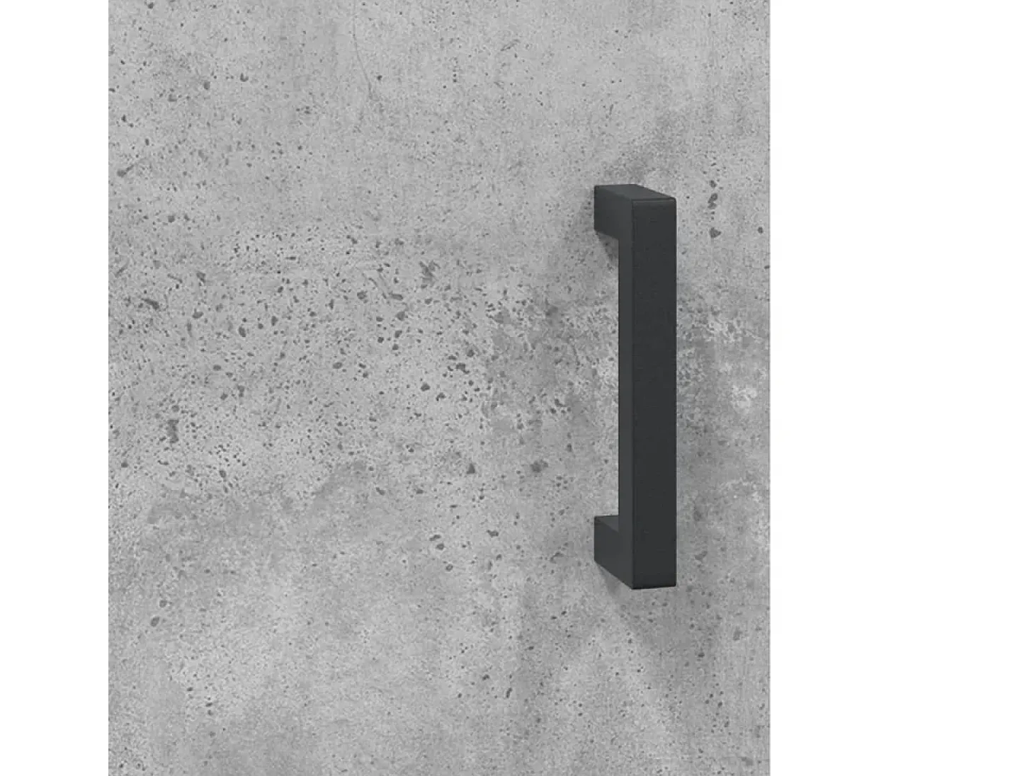 Aparador de madera de ingeniería gris hormigón 69,5x34x90 cm