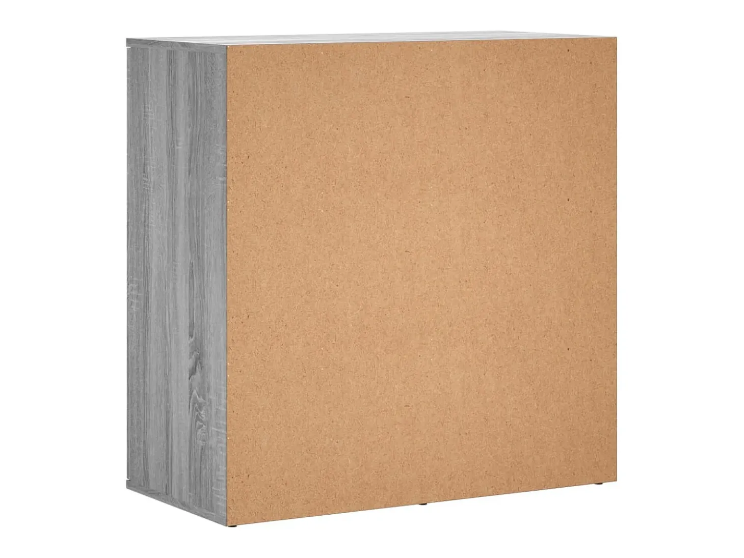 Aparador de madera de ingeniería gris Sonoma 79x38x80 cm