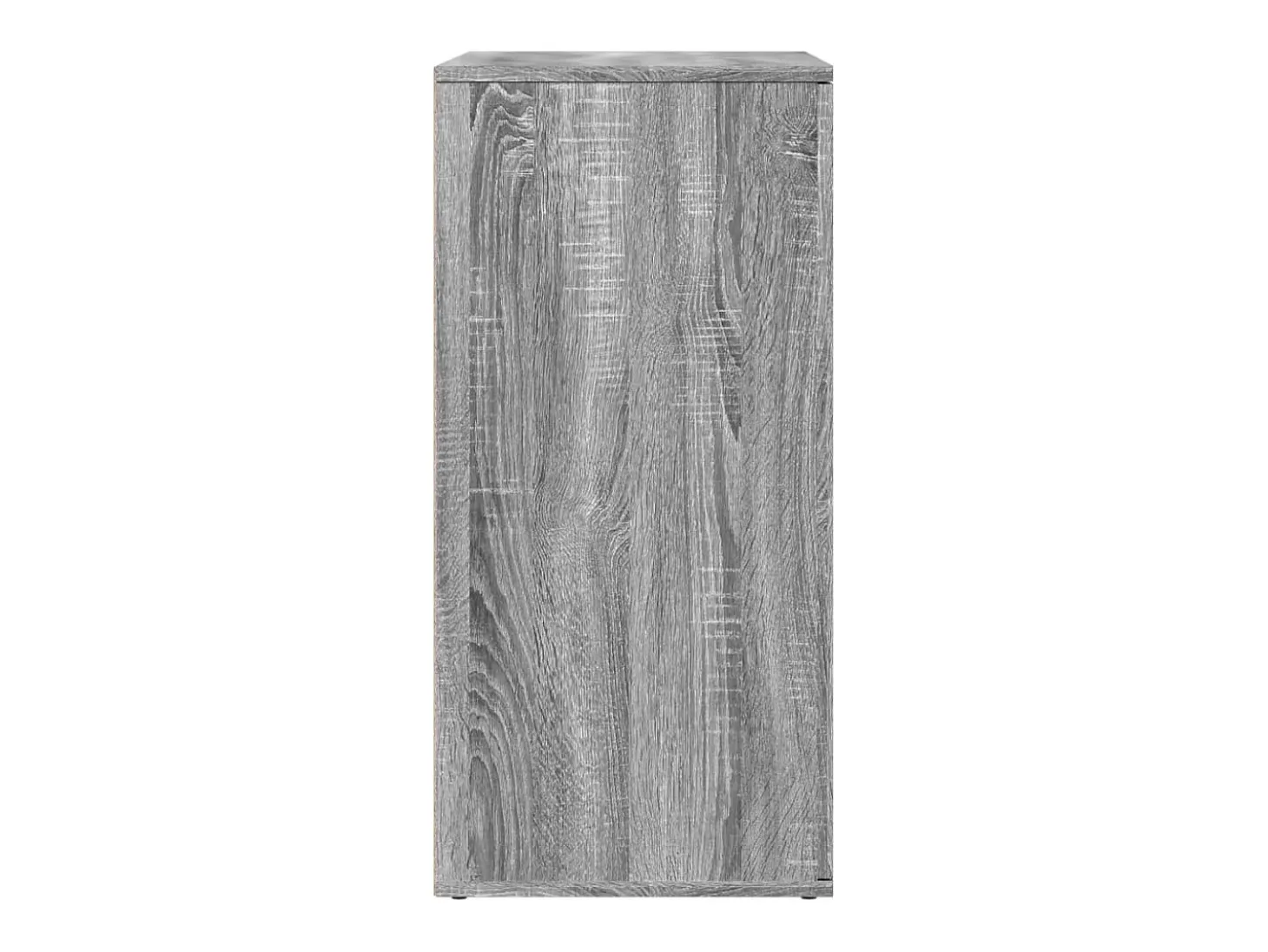 Aparador de madera de ingeniería gris Sonoma 79x38x80 cm