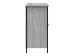 Aparador de madera de ingeniería gris Sonoma 100x35x70 cm