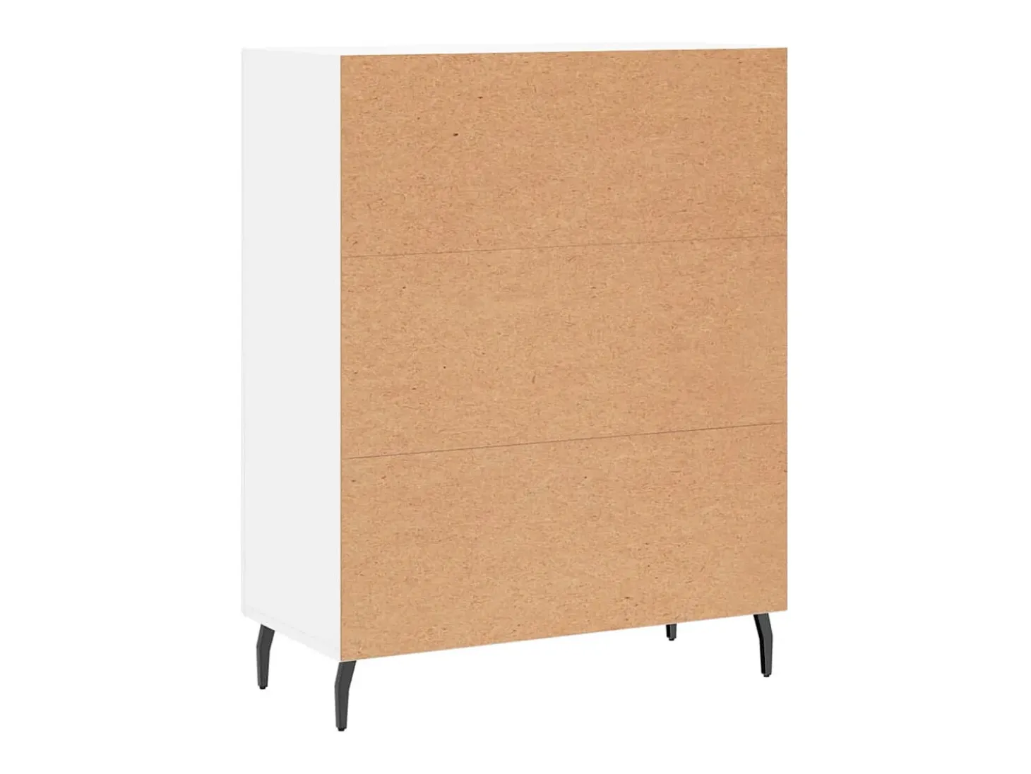Aparador de madera de ingeniería blanco 69,5x34x90 cm