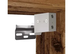 Aparador de madera de ingeniería envejecida 69,5x34x90 cm