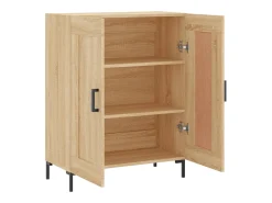Aparador de madera de ingeniería roble Sonoma 69,5x34x90 cm