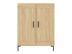 Aparador de madera de ingeniería roble Sonoma 69,5x34x90 cm