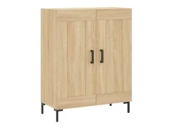 Aparador de madera de ingeniería roble Sonoma 69,5x34x90 cm