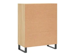 Aparador de madera de ingeniería roble Sonoma 69,5x34x90 cm